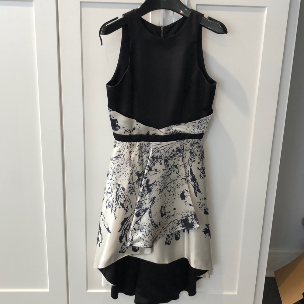 Silky high low dress